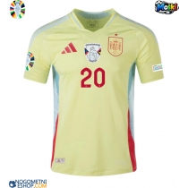 Moški Nogometni dresi Španija Pedri Gonzalez #20 Gostujoči EP 2024 Kratek Rokav